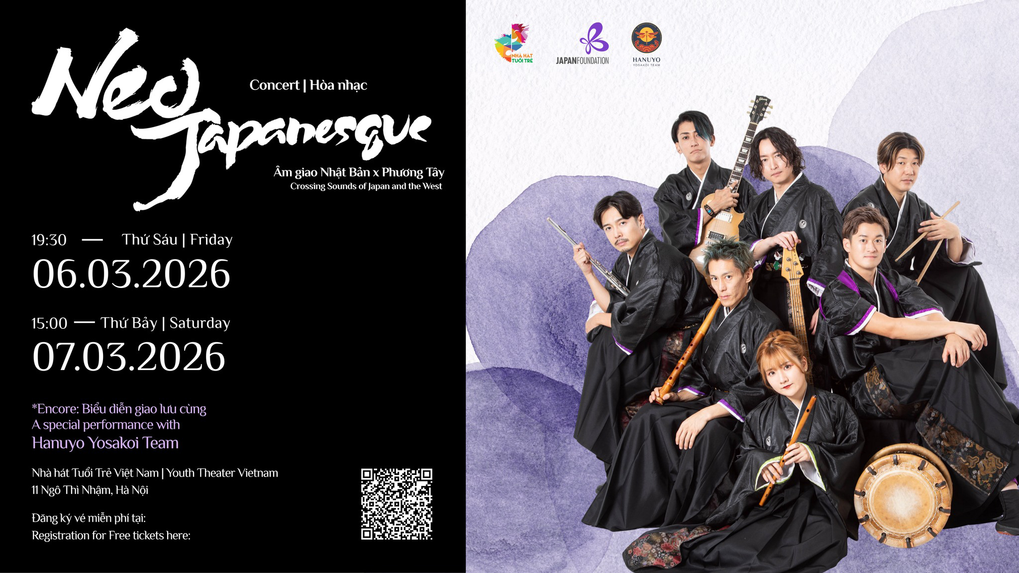 [Hà Nội] Hoà nhạc "Neo Japanese" | Nhà hát Tuổi Trẻ Việt Nam