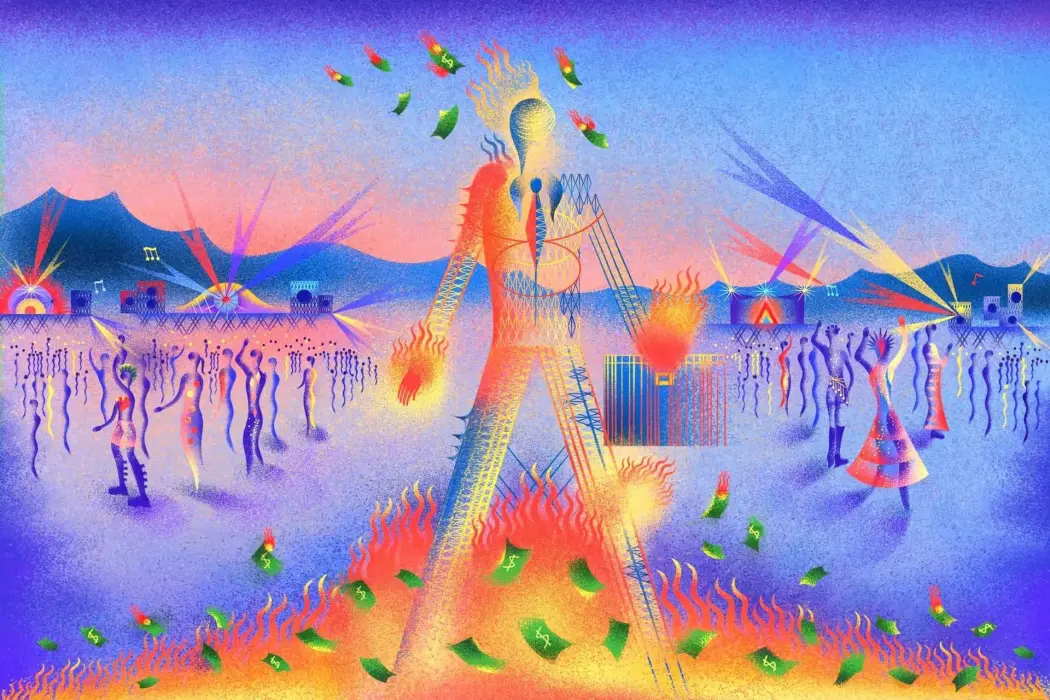 Burning Man đang đốt tiền không ngơi tay