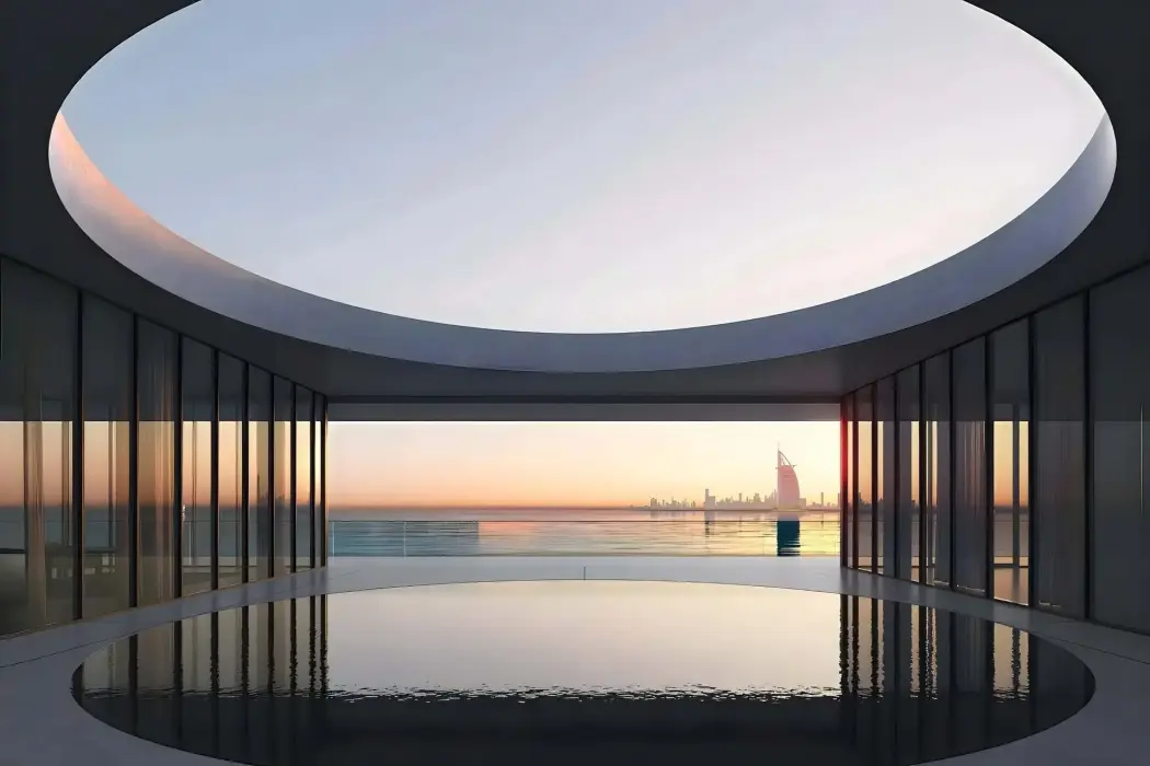 Quang cảnh nhìn từ Armani Beach Residences tại Palm Jumeirah, Dubai. Nguồn: Dubai Sotheby's International Realty 