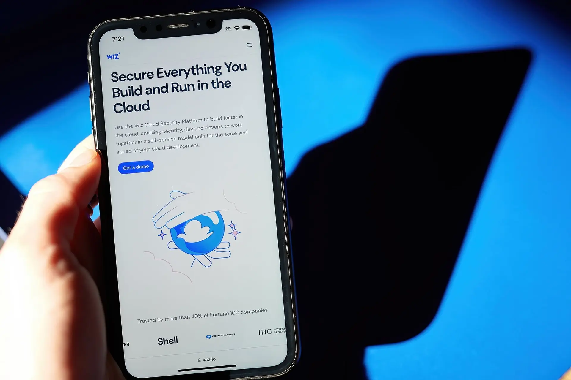 Trang web của Wiz. Hình ảnh: Gabby Jones/Bloomberg 