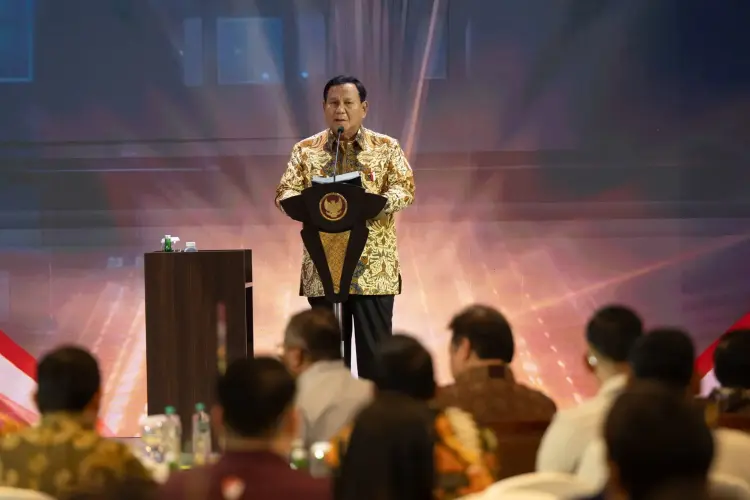 Ông Prabowo Subianto. Hình ảnh: Rosa Panggabean/Bloomberg