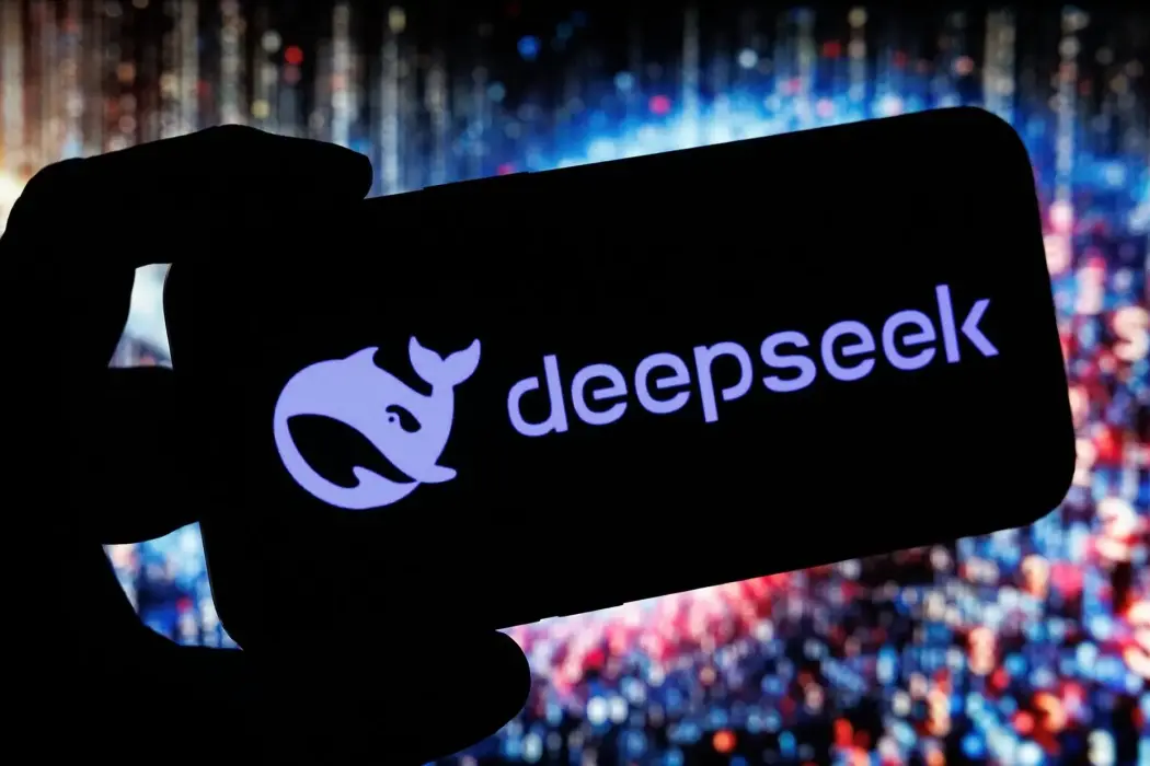 Logo của DeepSeek. Hình ảnh: Andrey Rudakov/Bloomberg. 