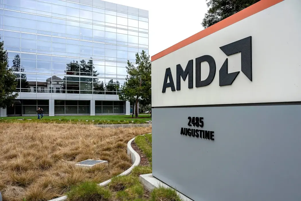 Trụ sở của Advanced Micro Devices (AMD) tại Santa Clara, California, Mỹ. Hình ảnh: David Paul Morris/Bloomberg. 