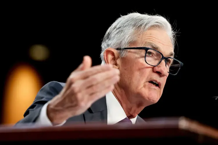 Jerome Powell, Chủ tịch Cục Dự trữ Liên bang Mỹ. Hình ảnh: Tierney L. Cross/Bloomberg