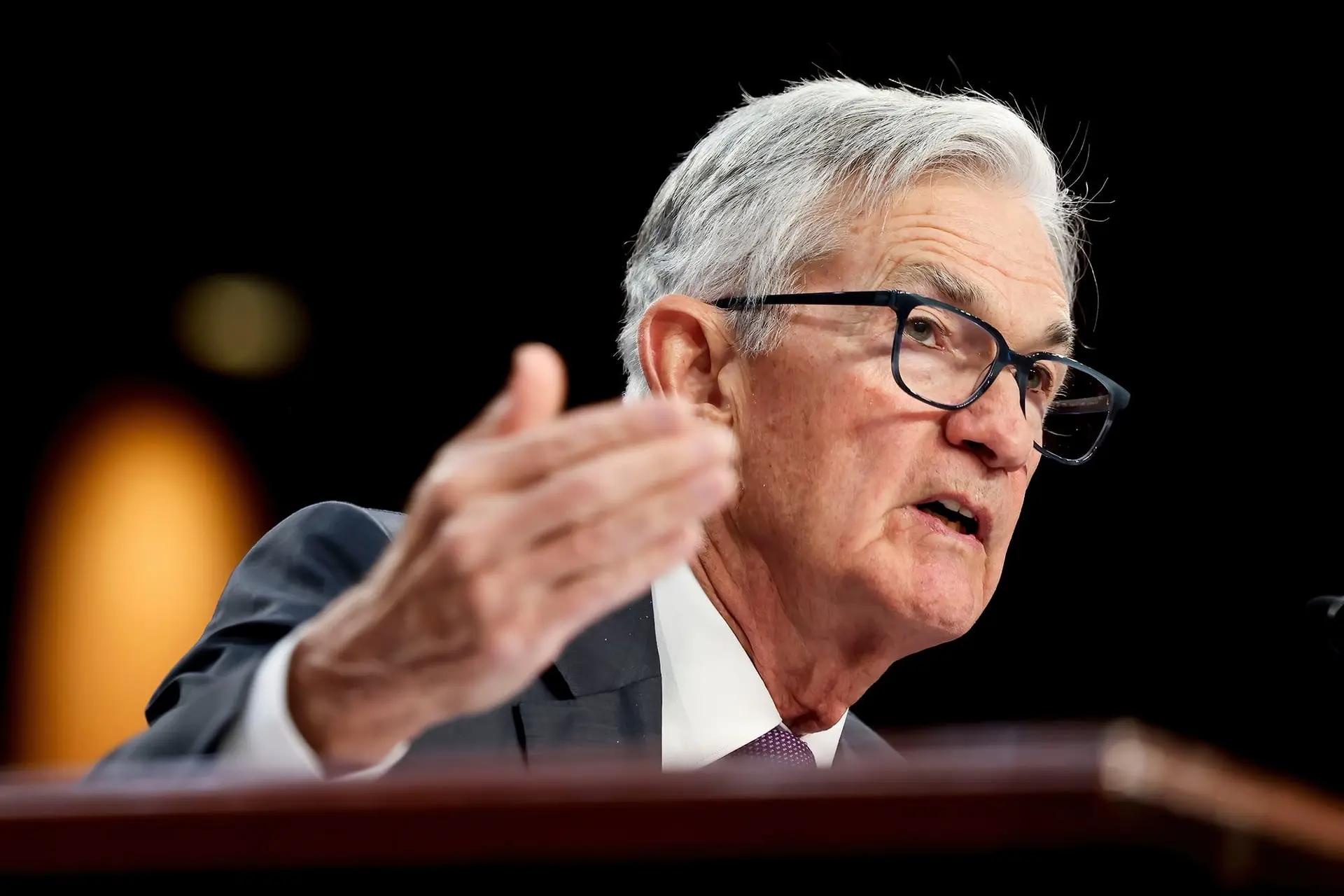 Jerome Powell, Chủ tịch Cục Dự trữ Liên bang Mỹ. Hình ảnh: Tierney L. Cross/Bloomberg 