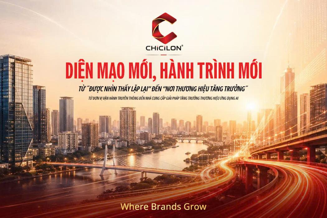 Chicilon Media ra mắt diện mạo thương hiệu và thông điệp quảng cáo mới