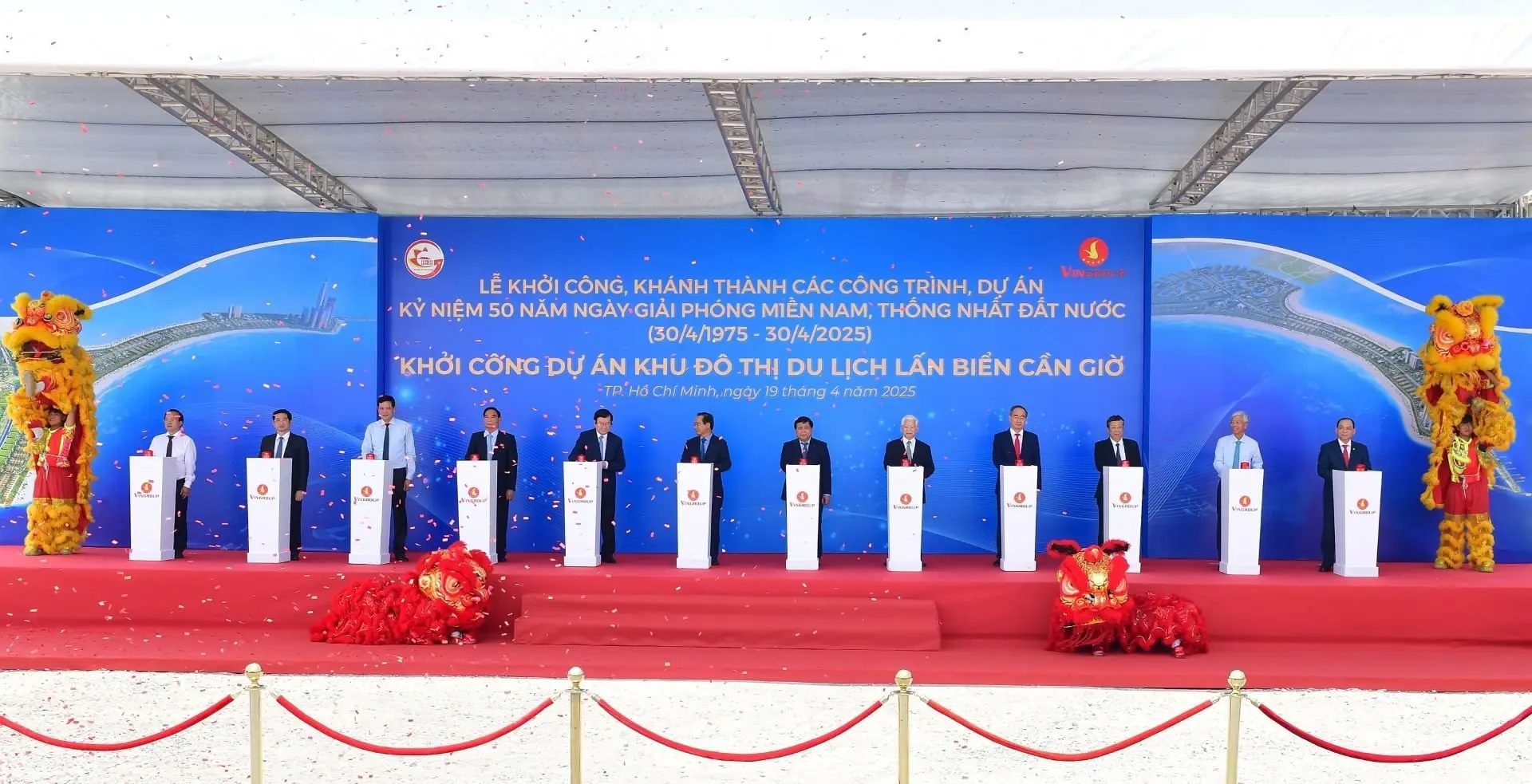 Vingroup khởi công khu đô thị lấn biển Cần Giờ