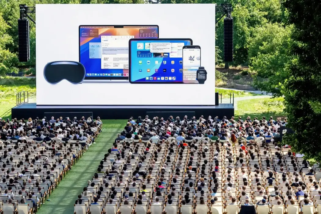 Hội nghị các nhà phát triển toàn cầu của Apple tại Cupertino, California. Nguồn: Bloomberg 