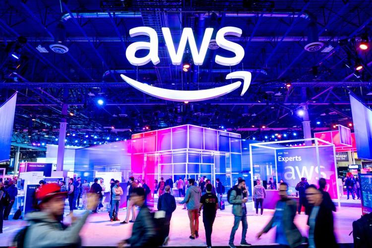 Sự kiện AWS re:Invent tại Las Vegas. Nguồn: Bloomberg