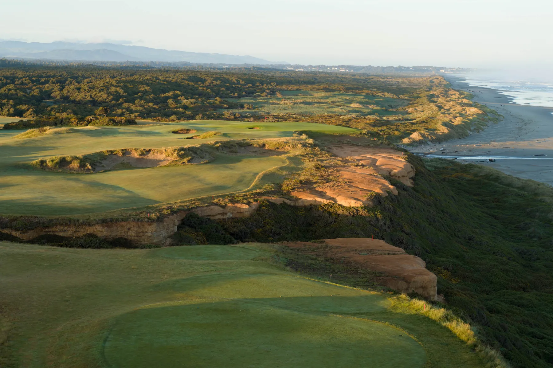 Bandon Dunes is a course built on sandy soil on the Oregon coast.Source Bandon Dunes