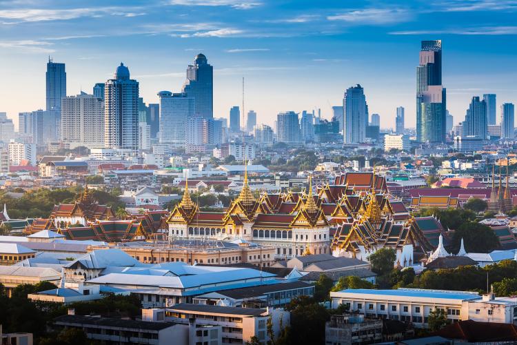Thái Lan dẫn đầu Đông Nam Á với PMI tháng 7 đạt 54,2 điểm Trong ảnh: Thủ đô Bangkok Nguồn:  Shutterstock
