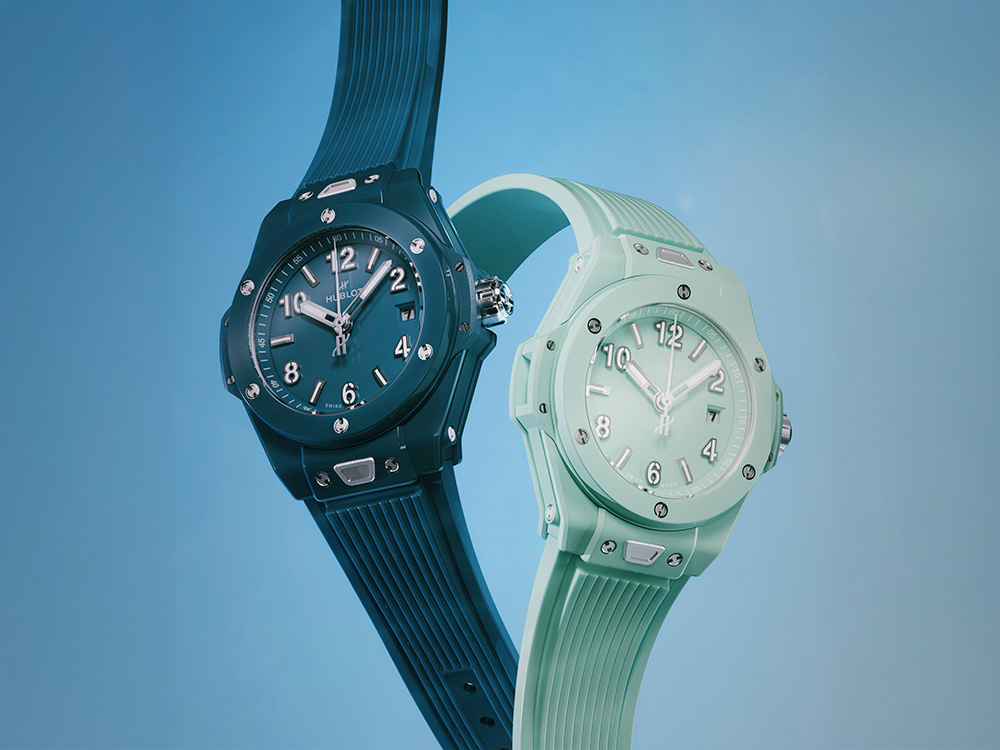 BIG BANG PETROL BLUE AND MINT GREEN CERAMIC (1)