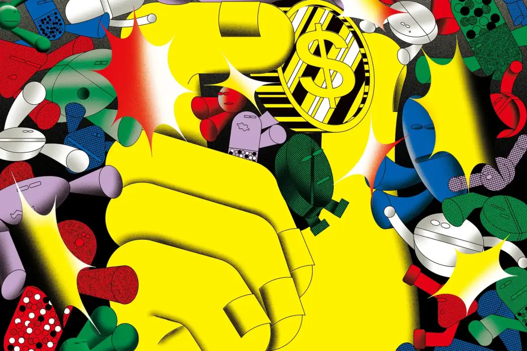Minh họa: Inkee Wang cho Bloomberg Businessweek 