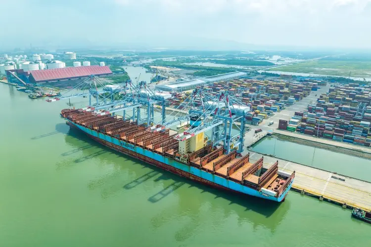 Cảng Cái Mép. Hình ảnh: Khôi Đặng