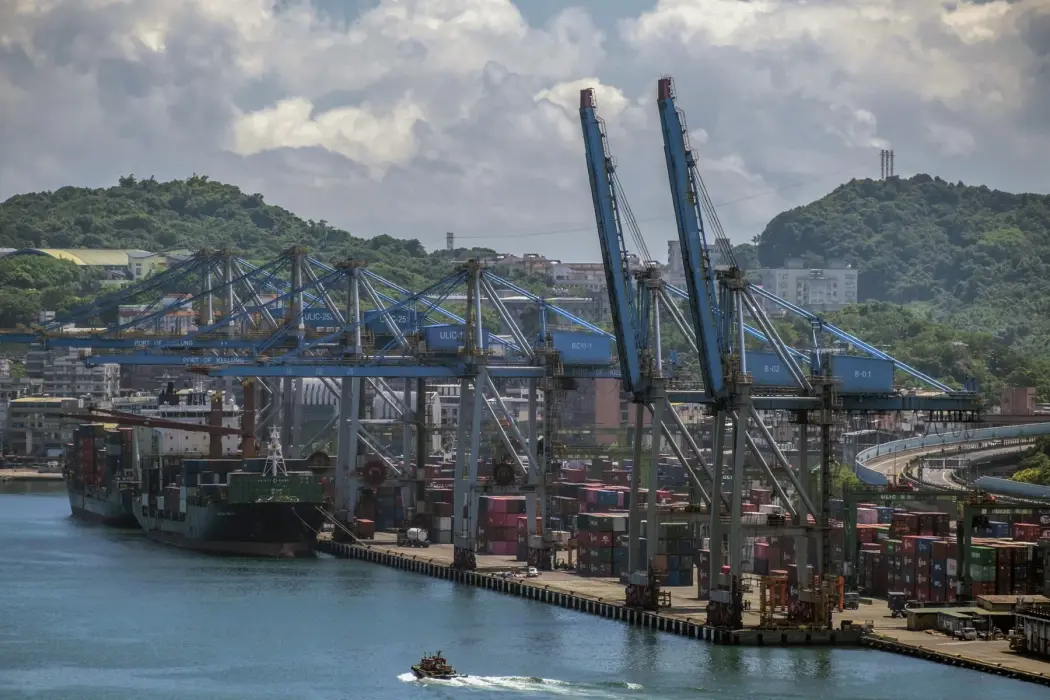 Cảng Cơ Long ở Cơ Long, Đài Loan. Hình ảnh: Lam Yik Fei/Bloomberg 