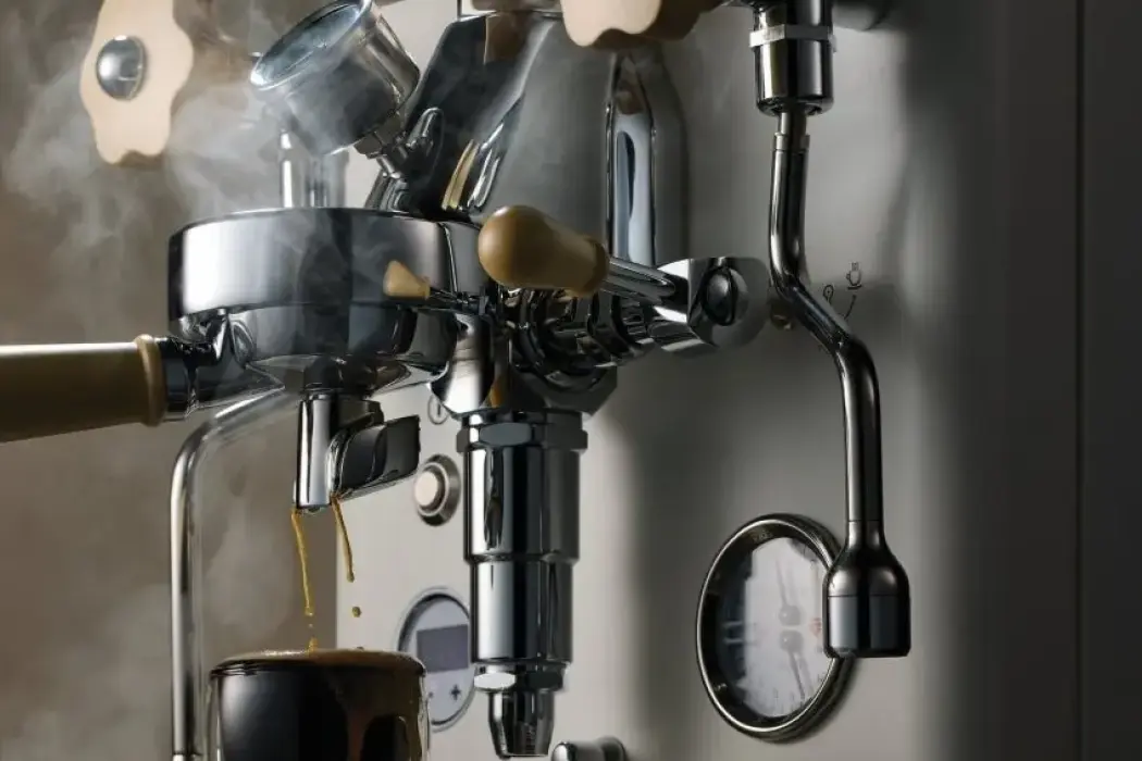 Máy làm cà phê espresso The Lelit Bianca. Hình ảnh: David Chow 