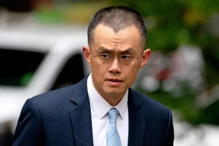 Changpeng Zhao, cựu Giám đốc điều hành của Binance, đến tòa án liên bang ở Seattle, bang Washington, Mỹ, vào 30.4.2024.
Hình ảnh: David Ryder/Bloomberg