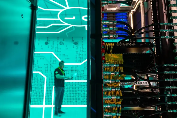 Data Centre ở Anh Ảnh: Jason Alden /Bloomberg