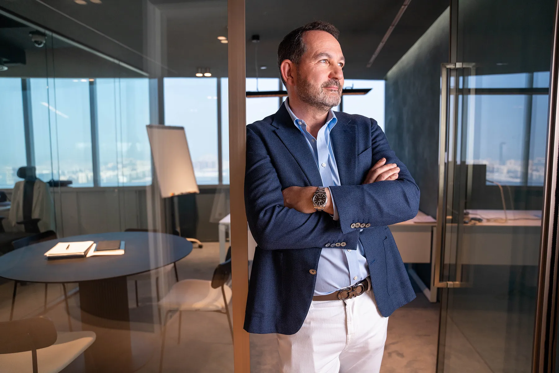 Duai_Belton at Mered’s headquarters in Dubai.Courtesy Mered