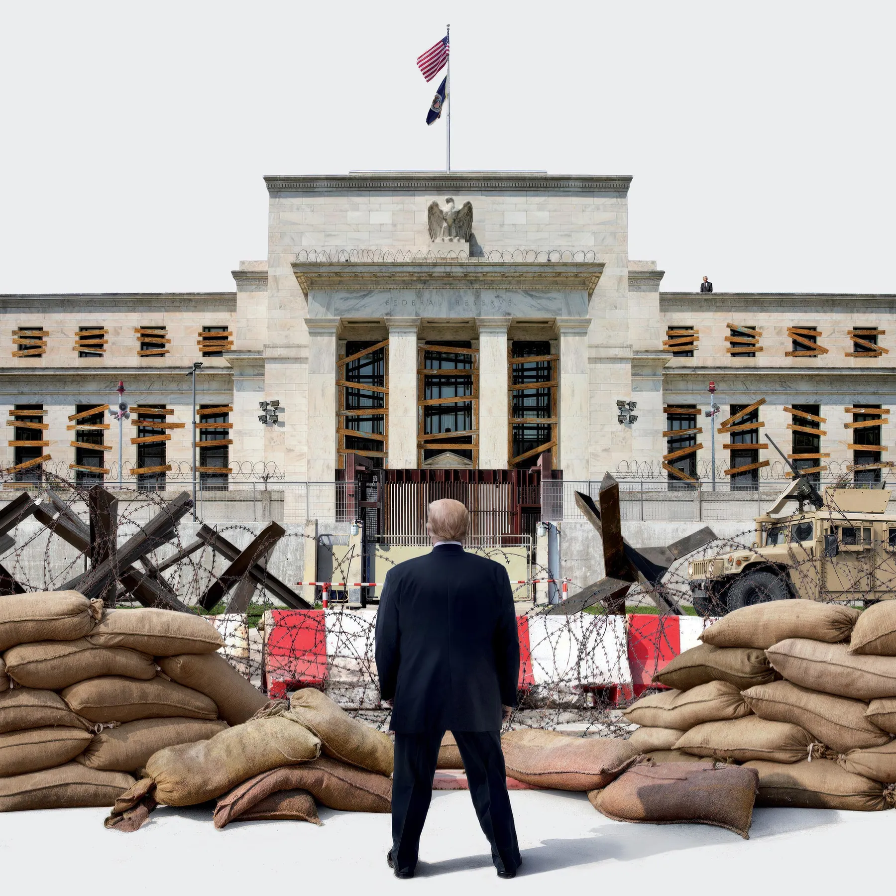 Minh họa: Justin Metz vẽ cho Bloomberg Businessweek; ảnh: Getty Images