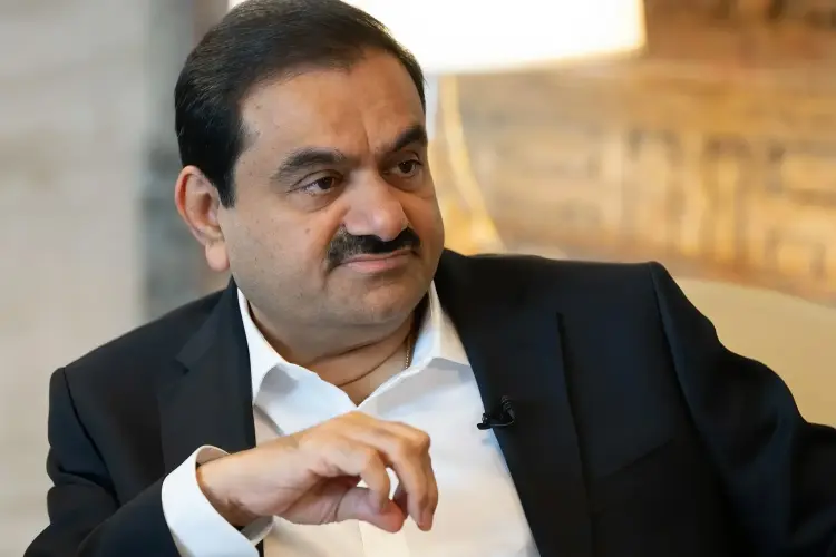 Tỷ phú Ấn Độ Gautam Adani. Hình ảnh: Sumit Dayal/Bloomberg