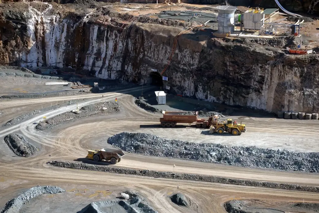 Một mỏ vàng lộ thiên do Gold Fields Ltd. vận hành, gần Laverton, Tây Úc, Australia. Hình ảnh: Carla Gottgens/Bloomberg 