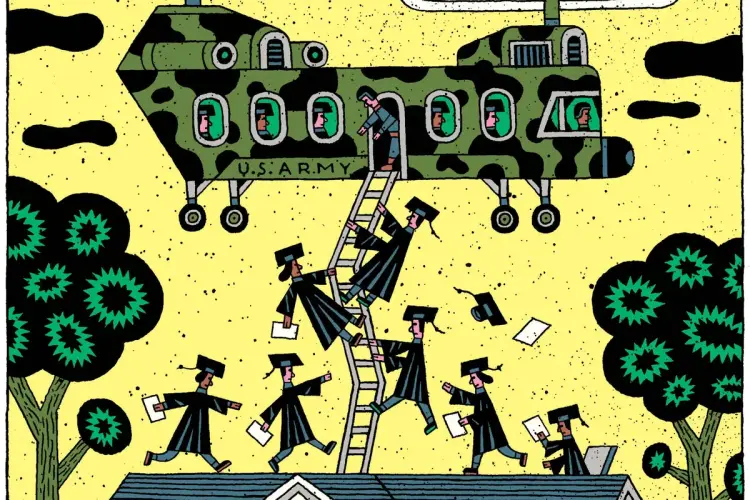 Minh họa: Henning Wagenbreth vẽ cho Bloomberg Businessweek