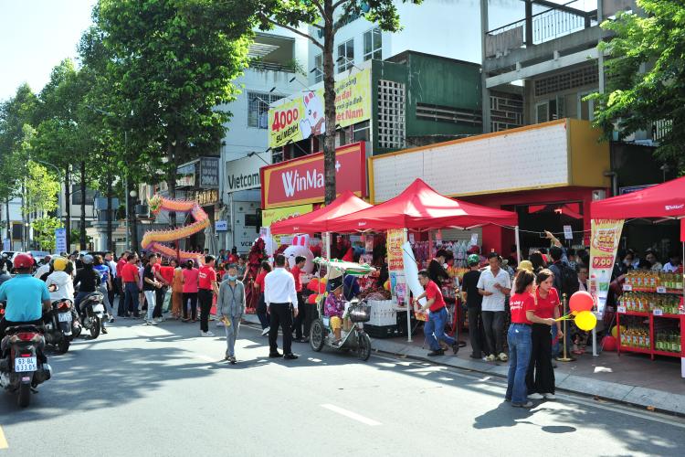 Hình ảnh khai  trương cửa hàng WinMart+ tại Tiền Giang. Hình ảnh: Masan cung cấp