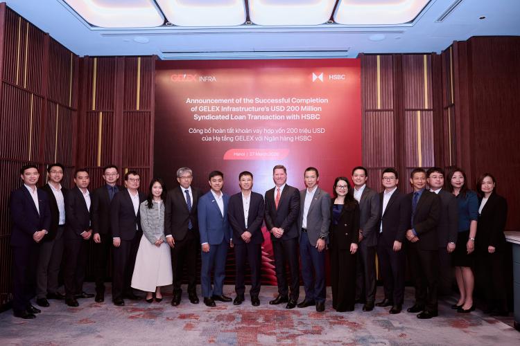 HSBC thu xếp khoản vay hợp vốn 200 triệu USD cho Hạ tầng GELEX. Nguồn: HSBC cung cấp
