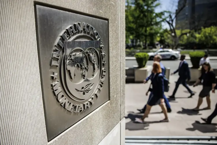 Trụ sở Quỹ Tiền tệ Quốc tế (IMF) tại Washington, DC. Hình ảnh: Samuel Corum/Bloomberg