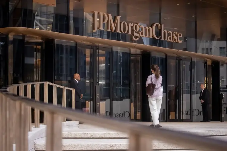 Trụ sở chính của JPMorgan Chase & Co. tại New York. Hình ảnh: Michael Nagle/Bloomberg