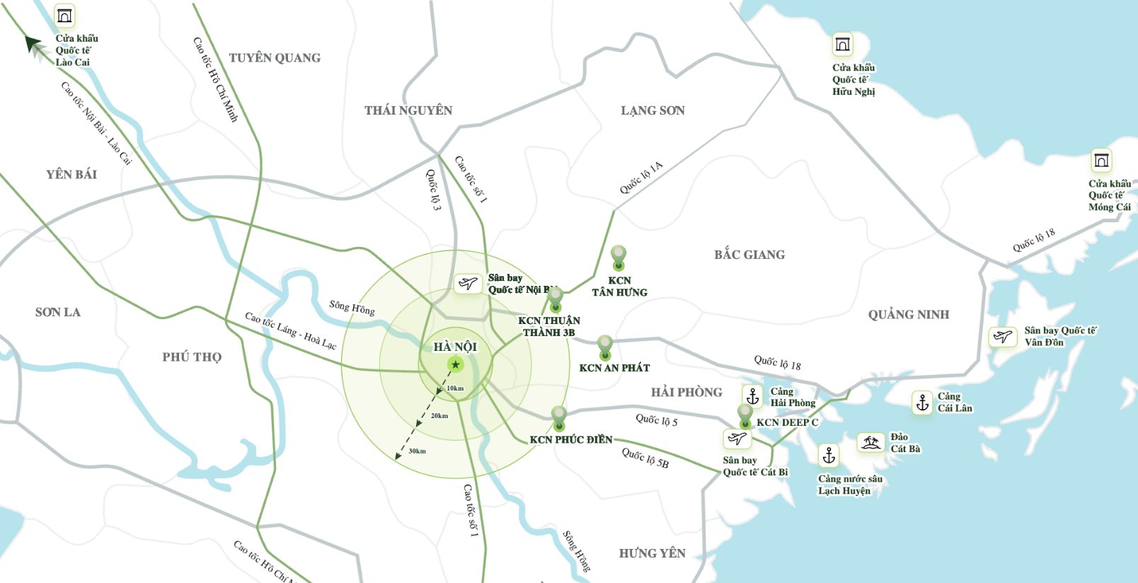 KCN miền bắc