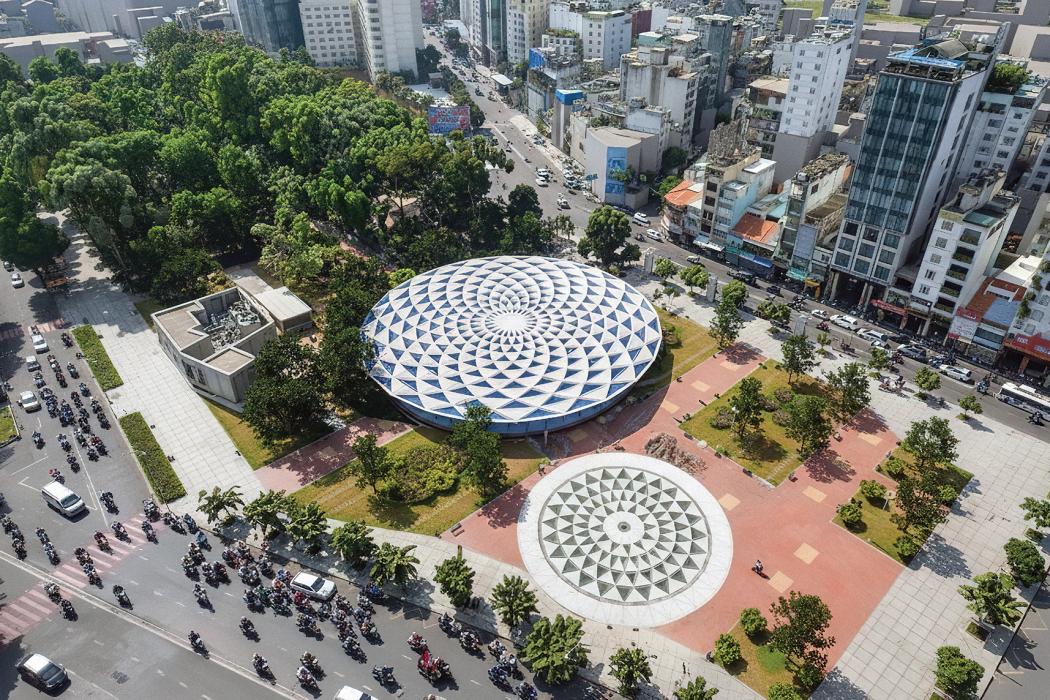 Khu vực ga Bến Thành của tuyến metro số 2 (Bến Thành - Tham Lương). Hình ảnh: TTXVN