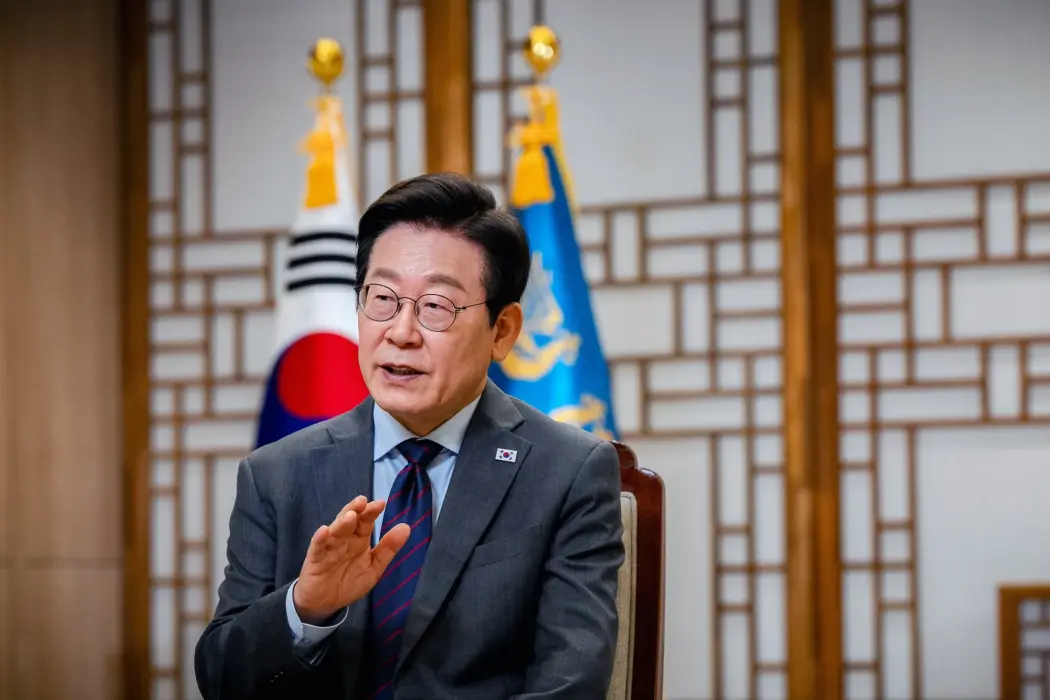 Lee Jae Myung tại Seoul vào ngày 24 tháng 10. Hình ảnh: Tina Hsu/Bloomberg