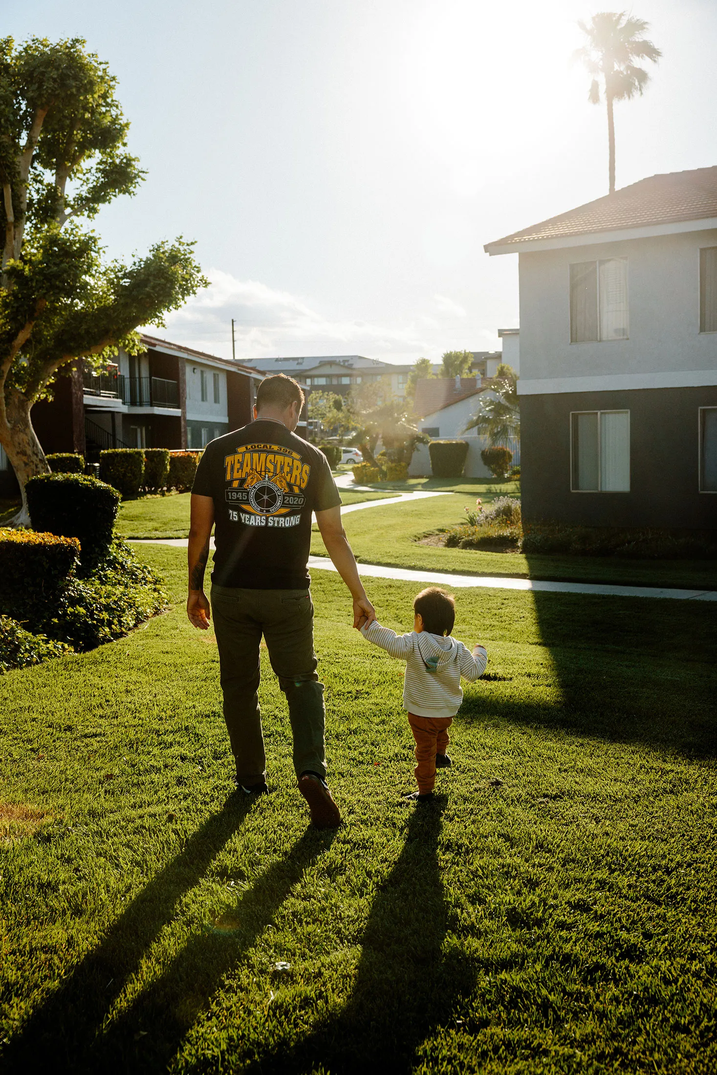 Leib with his son.Photographer Stella Kalinina for Bloomberg Businessweek
