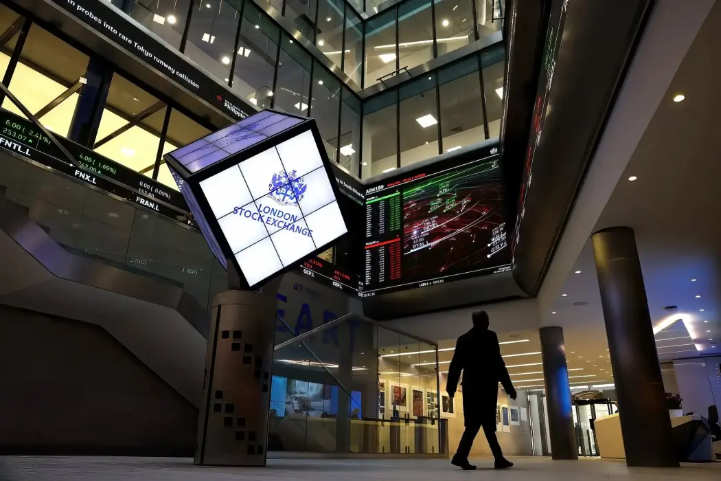 Sở Giao dịch Chứng khoán London (LSE). Hình ảnh: Hollie Adams/Bloomberg 