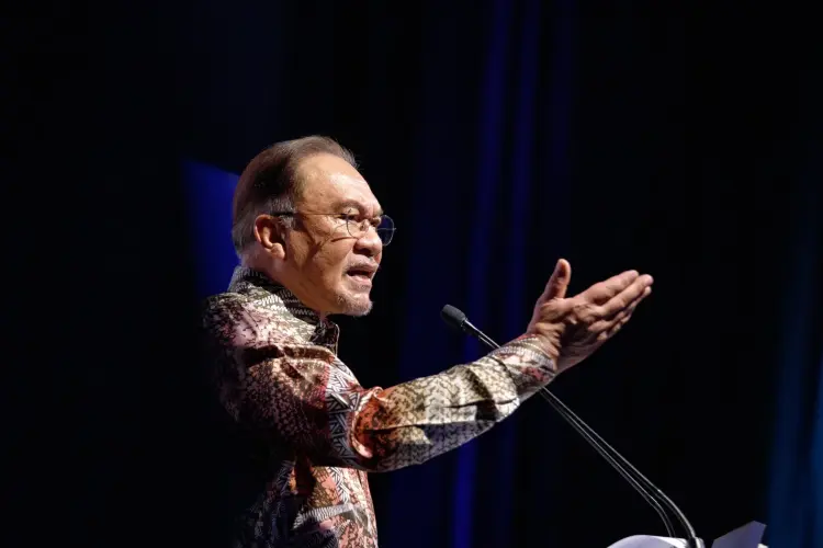 Thủ tướng Malaysia Anwar Ibrahim. Hình ảnh: Samsul Said/Bloomberg