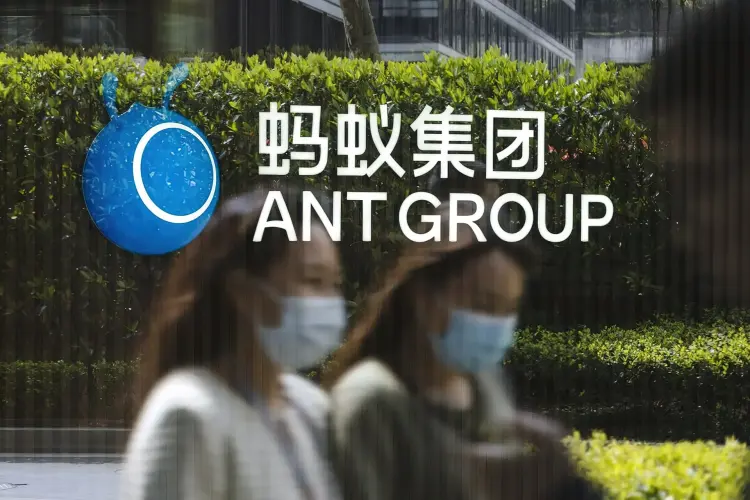 Trụ sở của Ant Group Co. ở Hàng Châu, Trung Quốc. Hình ảnh: Qilai Shen/Bloomberg