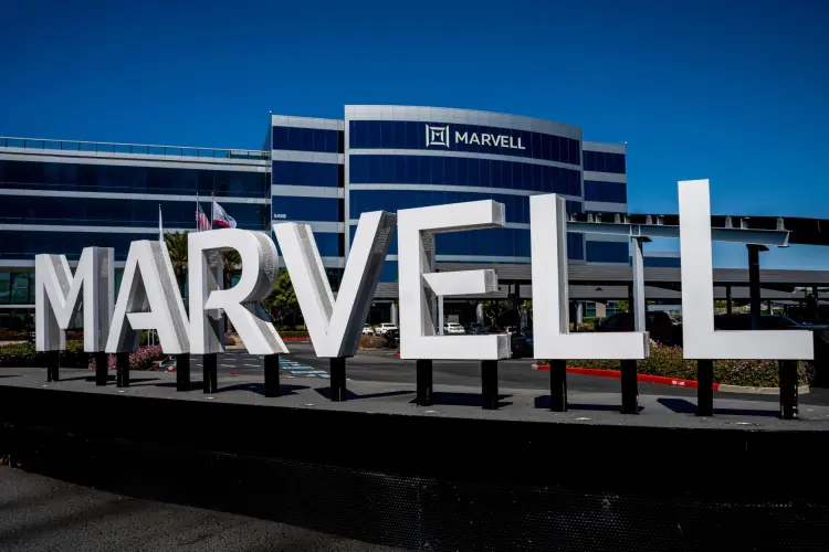 Trụ sở chính của Marvell ở Santa Clara, California. Hình ảnh: David Paul Morris cho Bloomberg.
