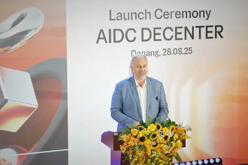 Ông Vladimir Kangin, CEO IPTP Networks. Hình ảnh: Sở Khoa học và Công nghệ Đà Nẵng 