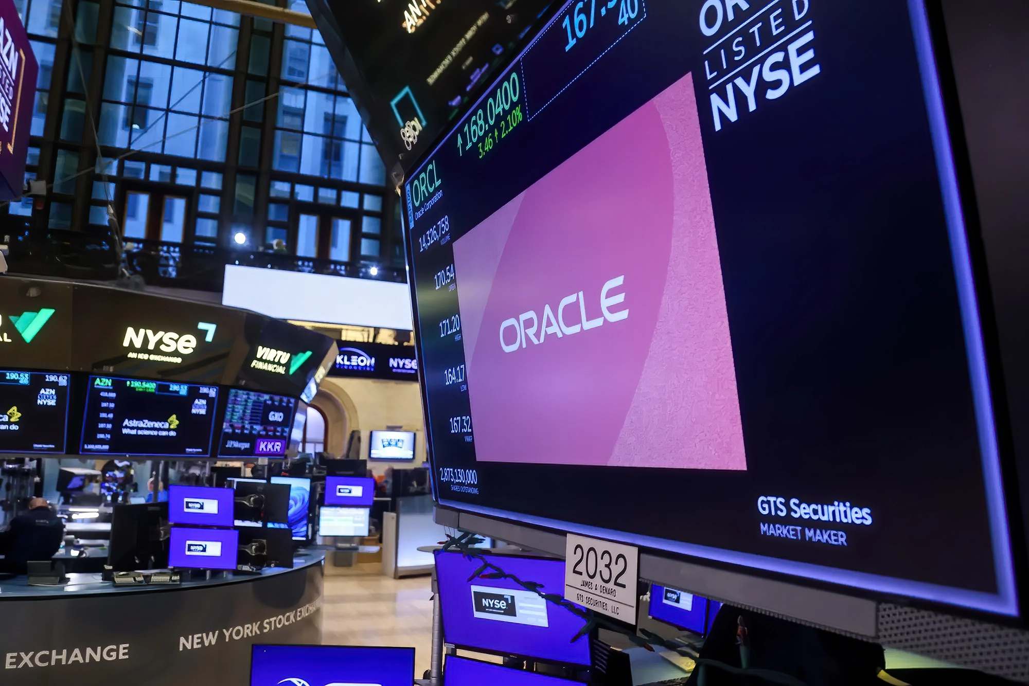Oracle on NYSE_Michael Nagle_Bloomberg
