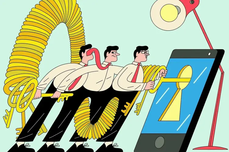 Minh họa: Simon Landrein cho Bloomberg Businessweek