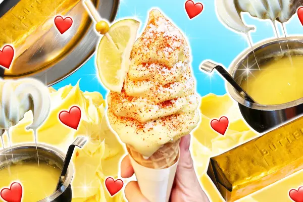 Kem nhúng bơ đang trở thành món ăn gây sốt trên mạng