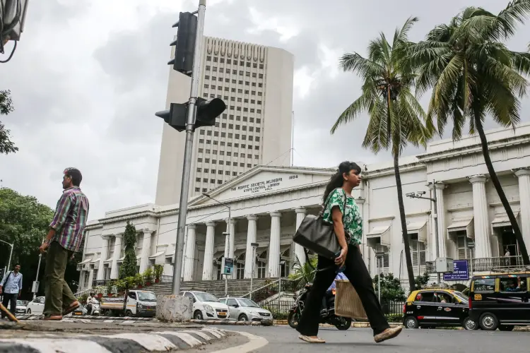 Tòa trụ sở Ngân hàng Dự trữ Ấn Độ (RBI) ở Mumbai, Ấn Độ. Hình ảnh: Dhiraj Singh/Bloomberg