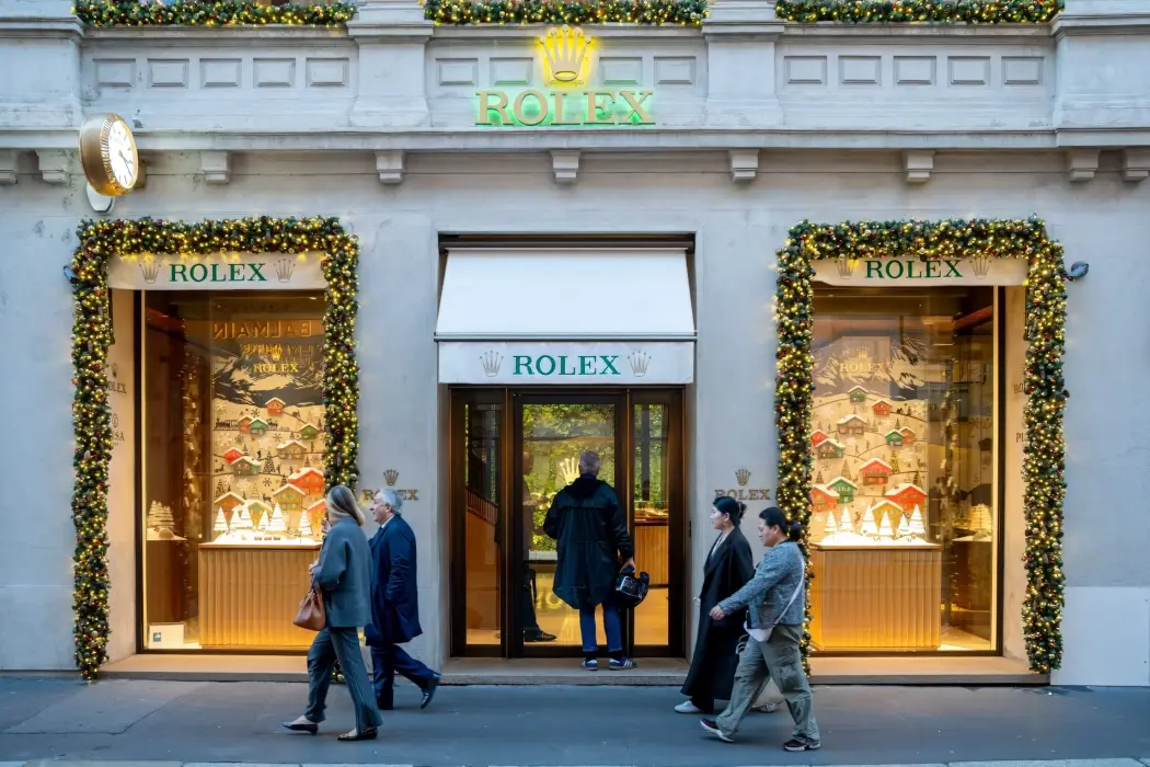 Một cửa hàng Rolex ở Milan.
Hình ảnh: Francesca Volpi/Bloomberg 