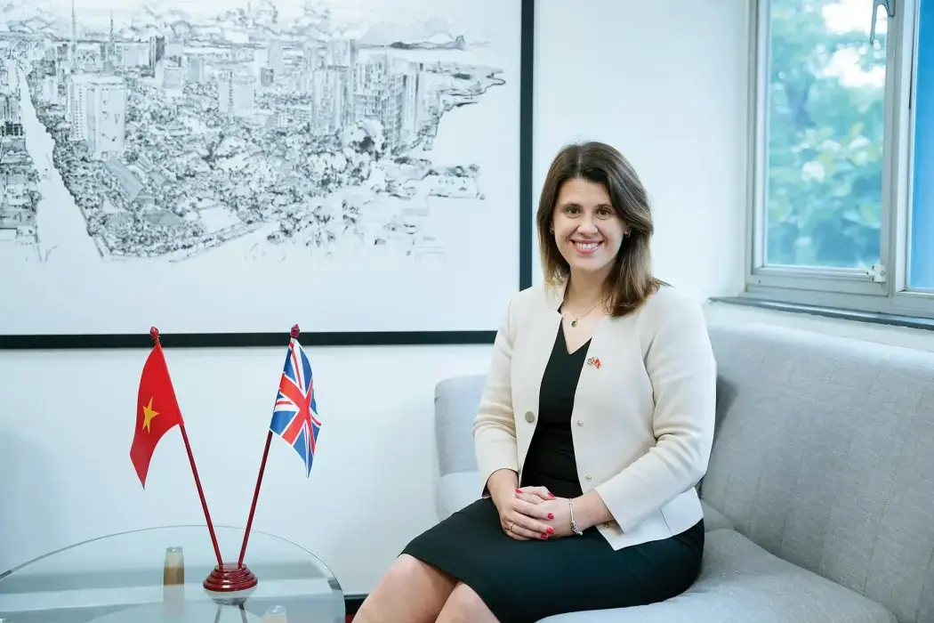 Bà Alexandra Smith, tổng lãnh sự Anh tại TPHCM. Hình ảnh: Ri Hứa