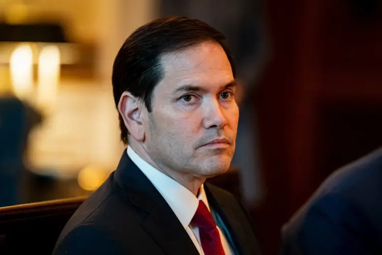 Ngoại trưởng Mỹ Marco Rubio. Hình ảnh: Al Drago/Bloomberg