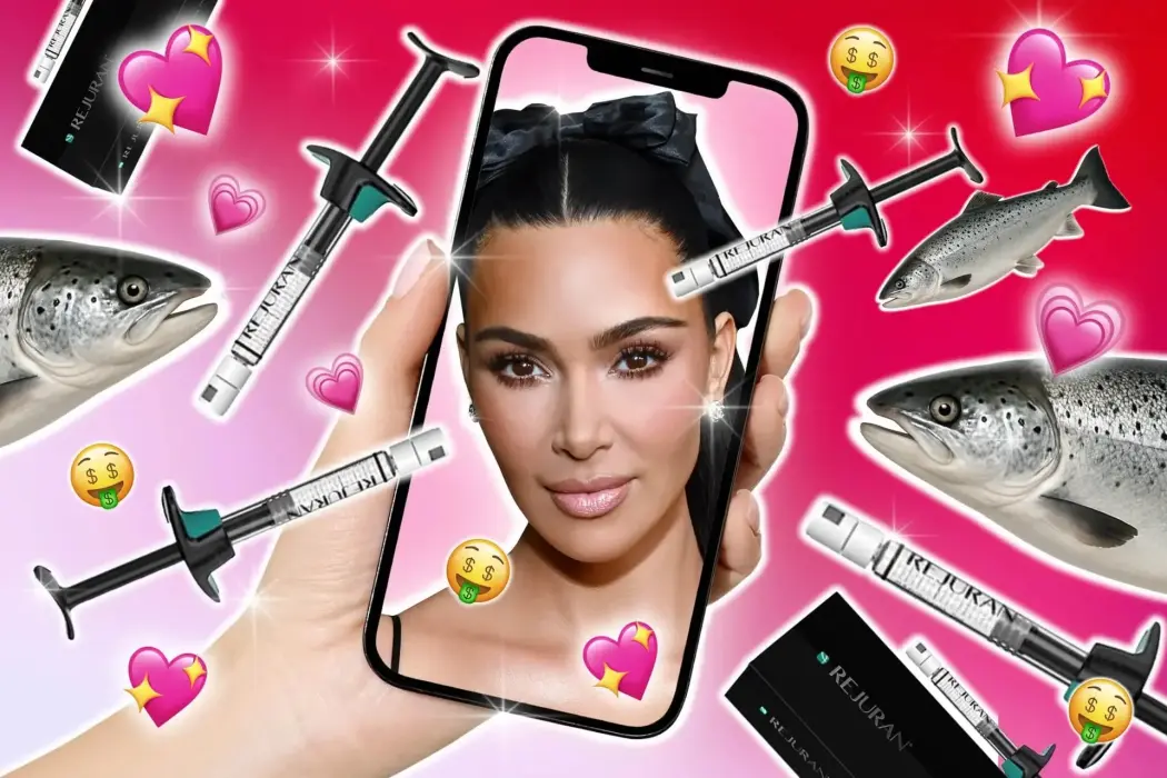 Minh họa: Ryan Haskins cho Bloomberg Businessweek; Hình ảnh: Rejuran; Getty Images 