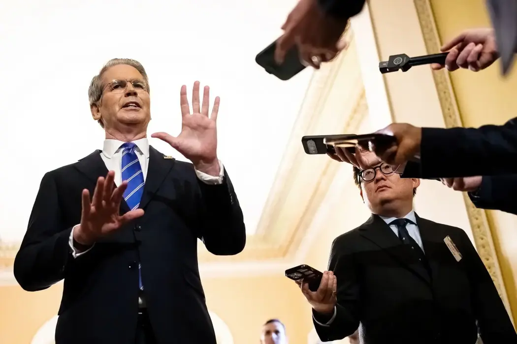 Bộ trưởng Tài chính Scott Bessent. Hình ảnh: Graeme Sloan/Bloomberg 