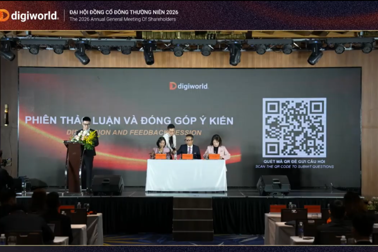 Đại hội cổ đông DGW. Hình ảnh: Bloomberg Businessweek Vietnam